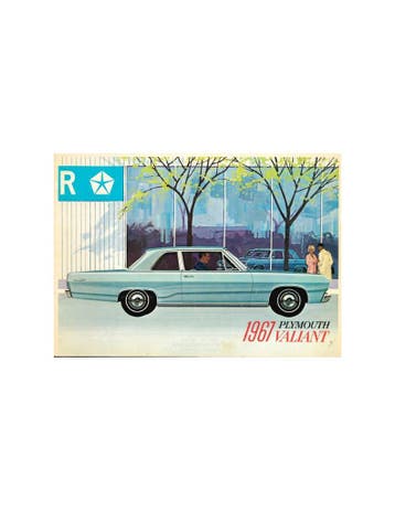 1967 PLYMOUTH VALIANT BROCHURE NEDERLANDS, Nieuw, Author