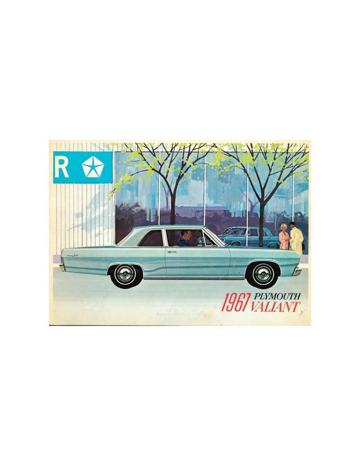 1967 PLYMOUTH VALIANT BROCHURE NEDERLANDS, Boeken, Auto's | Folders en Tijdschriften