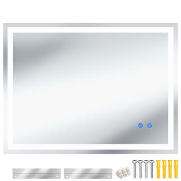 LED-badkamerspiegel Clara, dimbaar, met 3 lichtkleuren - 60, Huis en Inrichting, Woonaccessoires | Spiegels, Verzenden, Nieuw