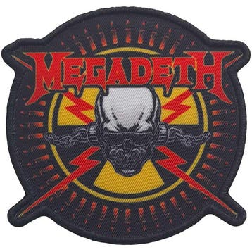 Megadeth - Bullets - patch officiële merchandise, Ophalen of Verzenden, Nieuw, Kleding