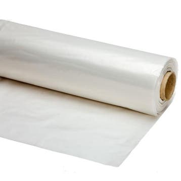Bouwfolie 50 x 6 mtr, transparant, Doe-het-zelf en Verbouw, Zeil en Folie, Ophalen of Verzenden, Nieuw
