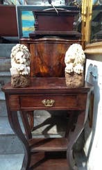 sculptuur, Coppia di Leoni “Il Dormiente” e “Il Vegliante”, Antiek en Kunst