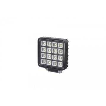 LED SPOT - 16 LED - 16W - Ingebouwde schakelaar - Vierkant, Ophalen of Verzenden