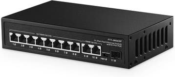 Binardat PoE+ Switch 8x Poort | Tweedekansje | OP=OP, Computers en Software, Netwerk switches, Ophalen of Verzenden, Zo goed als nieuw
