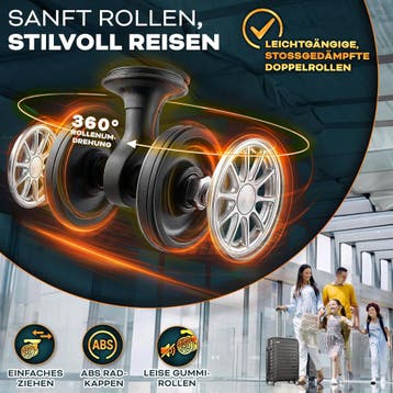 Kofferset - 3 delig - Trolley - Reiskoffer set - Antraciet -, Sieraden, Tassen en Uiterlijk, Koffers, Verzenden, Zo goed als nieuw