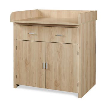 Luiercommode Starler met verschoonblad 104x96x77 cm eikenkle, Verzenden, Nieuw