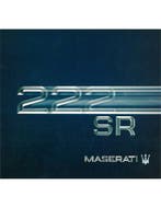 1992 MASERATI 222 SR BROCHURE, Nieuw, Author