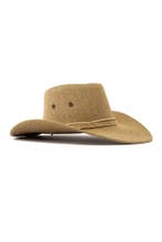 Cowboyhoed Bruin Flax Lichtgewicht Bruine Linnen Cowboy West, Ophalen of Verzenden, Nieuw, Overige maten, Carnaval