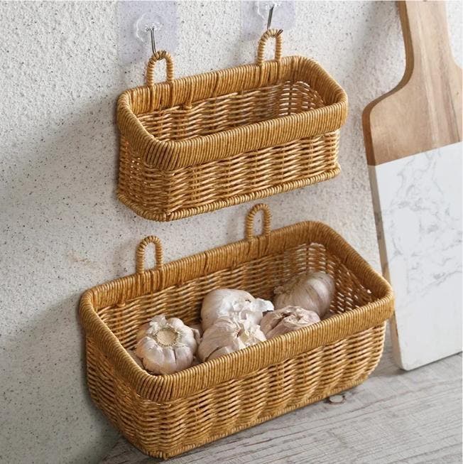 Handgevlochten Wandmand | Decoratieve Opbergmand en Hangmand, Huis en Inrichting, Badkamer | Badkamermeubels, Nieuw, Verzenden