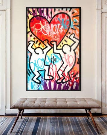 Gunnar Zyl - Heart / Keith Haring & Zyl XXL