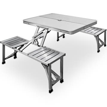 Campingtafel aluminium voor 4 personen opvouwbar (Recreatie), Caravans en Kamperen, Kampeeraccessoires, Verzenden, Nieuw