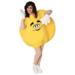 Geel M&M kostuum, Verzenden, Nieuw, Feestartikel