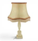 Lamp - Kolom - Marmer, Textiel, Nieuw
