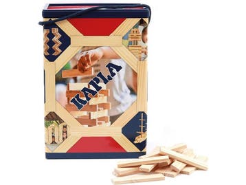 KAPLA - KAPLA Blank - Constructiespeelgoed 200 plankjes -, Kinderen en Baby's, Verzenden, Zo goed als nieuw