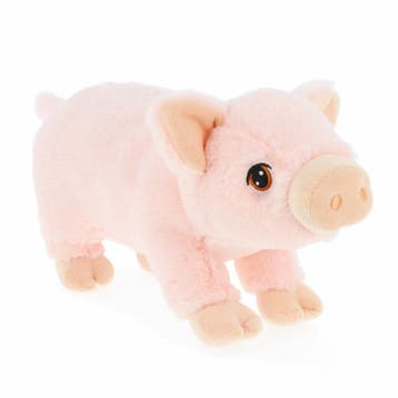 Keel Toys varken knuffel - roze - lopend - 28 cm, Verzenden, Nieuw