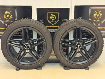 2 stuks 18 inch KBA-52248Mercedes Benz A-B CLA AMG winterset, Auto-onderdelen, Banden en Velgen, 18 inch, Gebruikt, Banden en Velgen