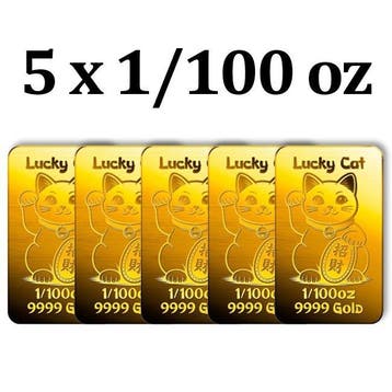 1/100 Troy Ounce - Goud .999 - European Mint, Estonia, 5 x