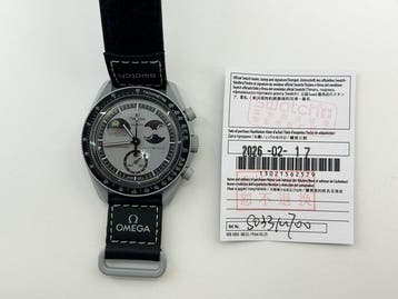 Omega x Swatch - MoonSwatch  “Mission to Earthphase” -, Sieraden, Tassen en Uiterlijk, Horloges | Heren, Nieuw