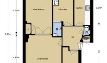 Te Huur 3 Kamer Appartement Hobbemalaan Alkmaar, Huizen en Kamers, Huizen te huur, Alkmaar, Direct bij eigenaar, Noord-Holland