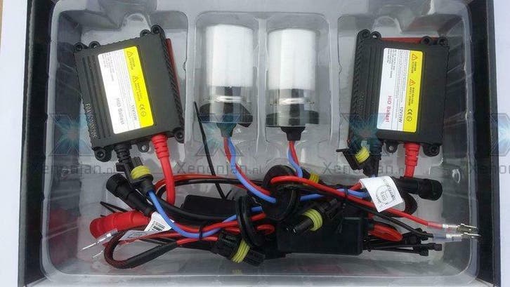 Slim ballast xenonset HIR2 9012 B-kwaliteit 2 jaar garantie!, Auto-onderdelen, Verlichting, Verzenden