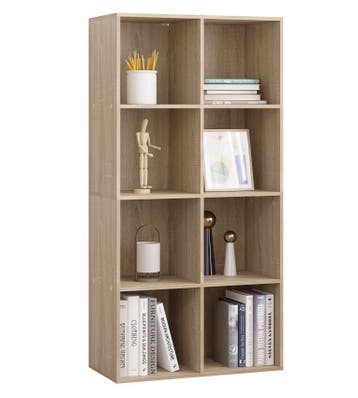 Nieuwe Boekenkast – 8-Vaks Opbergkast – Kubus Stellingkast, Huis en Inrichting, Verzenden, Nieuw