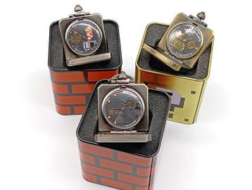 Nintendo - Super Mario Bros. Pocket Watch - Mario Super, Nieuw