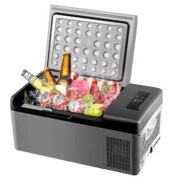 Autokoelkast 15L Compressor Koelbox 12/24V Camping Reizen, Verzenden, Nieuw