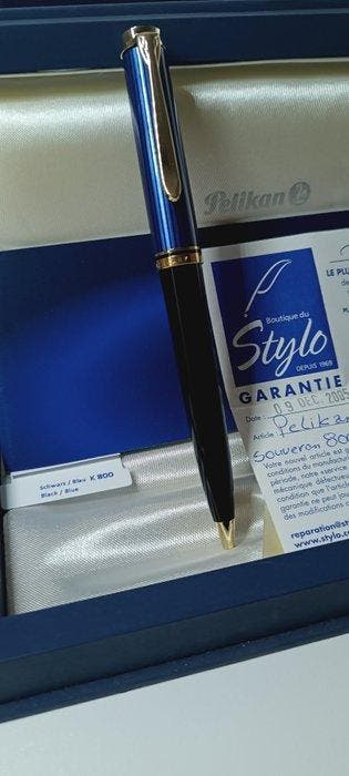 Pelikan - Souverän K800 blue - Roller balpen, Nieuw