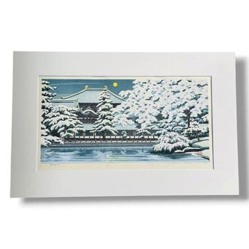 Winter bij de Tdai-ji-tempel () Editie 49/200 -, Antiek en Kunst