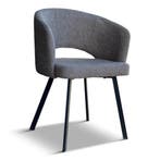 Japandi Bouclé eetkamerstoelen verkijgbaar in 3 kleuren, Verzenden, Nieuw, Stof, Japandi stijl