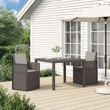 vidaXL Tuin Eetstoelen 2 st Lichtgrijs PP, Tuin en Terras, Verzenden, Nieuw, Kunststof