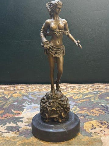 Tudo - sculptuur, Godin van overvloed en voorspoed - 23 cm -