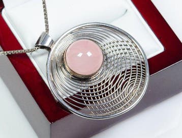 Zonder minimumprijs - Ketting met hanger - 925 zilver -