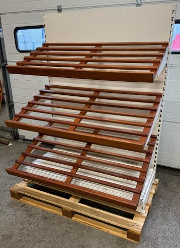 Groentestelling met 3 etages, B100 x D85 x H165cm