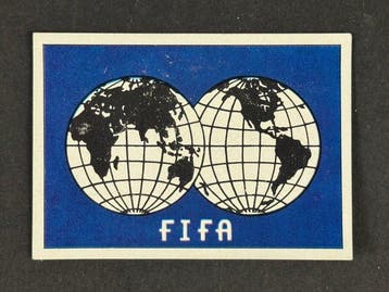 1970 Panini Mexico 70 World Cup, - Badge: FIFA Logo - 1 Card, Nieuw