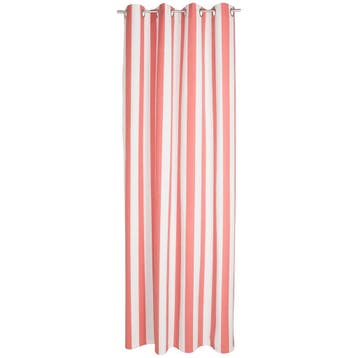 Mireille Gordijn coral Rood 140 cm x 260 cm 8 rings, Verzenden, Nieuw