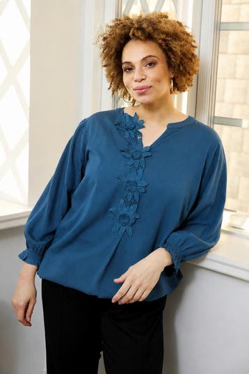 ZHENZI blouse 3/4 mouw Maat:, Verzenden, Nieuw, Overige kleuren