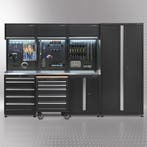 Datona Werkplaatsinrichting PREMIUM met RVS werkblad 300 cm, Ophalen of Verzenden, Nieuw