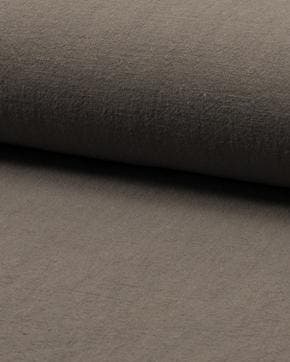 Linnen stone-washed donker grijs, Nieuw, Grijs
