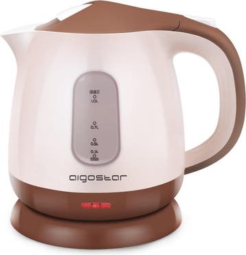 Waterkoker - Elektrisch - 1L - 1100W - Wit, Witgoed en Apparatuur, Waterkokers, Verzenden, Zo goed als nieuw