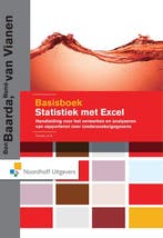 Basisboek Statistiek met Excel, 9789001861193, Verzenden, Zo goed als nieuw, HBO