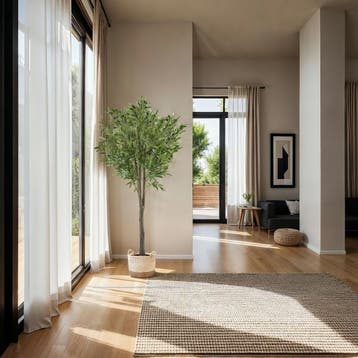 Kunst olijfboom Oleand, realistische textuur - 150 cm, Huis en Inrichting, Kamerplanten, Verzenden