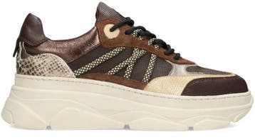 PS Poelman - maat 41- JANA Dames Sneakers - Bruin Met, Verzenden, Nieuw