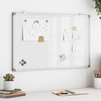 vidaXL Whiteboard magnetisch 80x50x1,7 cm aluminium, Verzenden, Nieuw in verpakking