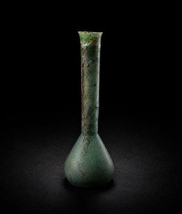 Oud-Romeins, Keizerrijk Glas Unguentarium - 13 cm