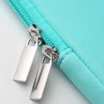 Laptop sleeve 13.3 inch mintgroen Soft Touch waterbestendig, Ophalen of Verzenden, Nieuw, PCM Neutraal