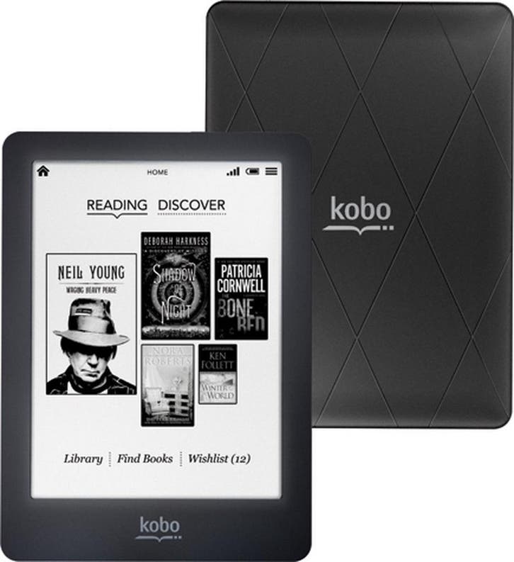 Kobo Glo E-Reader Wi-Fi - 6 Inch - Zwart, Computers en Software, E-readers, Zo goed als nieuw, Verzenden