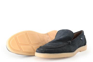Clay Instappers in maat 44 Blauw, Overige typen, Zo goed als nieuw, Clay, Verzenden