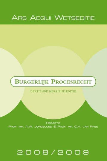 Burgerlijk Procesrecht, Boeken, Studieboeken en Cursussen, Verzenden, Gelezen