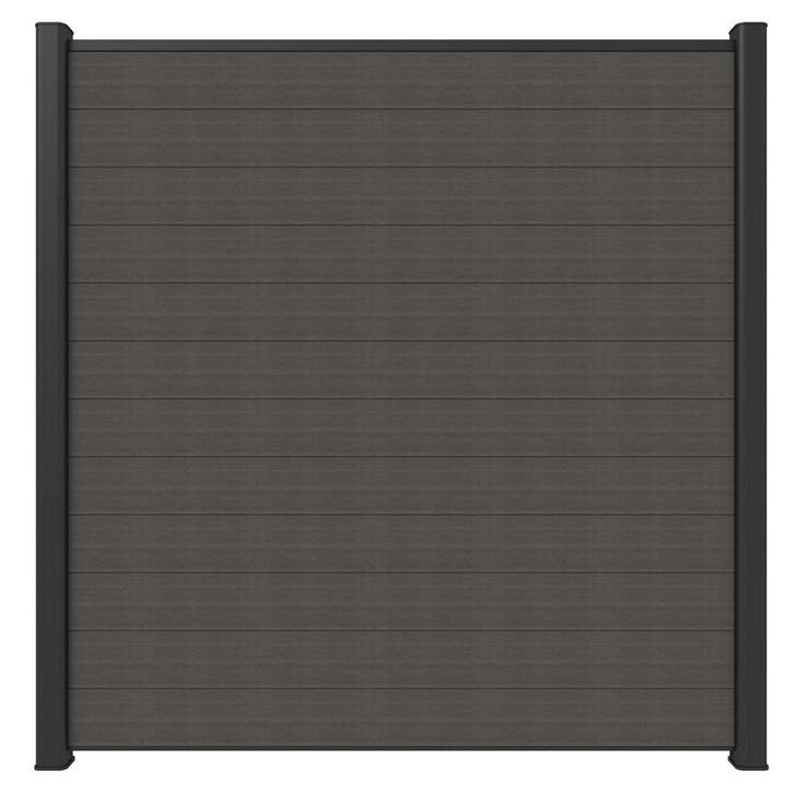Composiet Scherm 180 x 180 cm (1800 x 1800 mm) Silver Gray, Tuin en Terras, Schuttingen